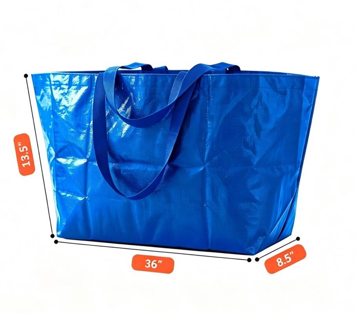 Extra-large Blue Shopping Bag 2