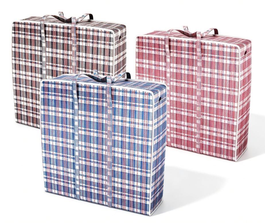 Large-sized Grid-shaped Carrying Bag