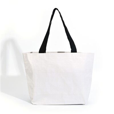 Bolso tejido blanco