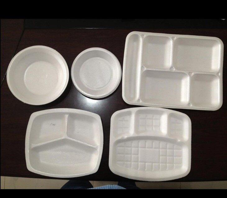 Vacuum Forming Machines Ps Foam Food Container Making Plastic Cutting Machine