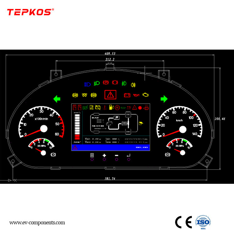 7 Inch TFT Instrument Cluster