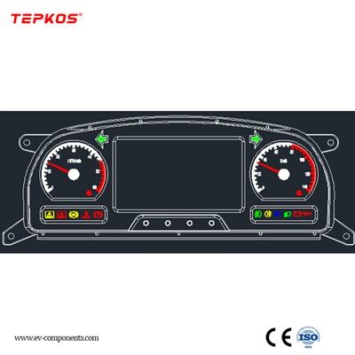 TFT Digital Instrument Cluster
