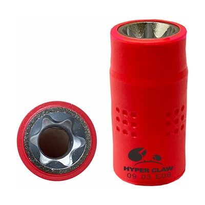 3/8" szigetelt csillag (E) aljzat