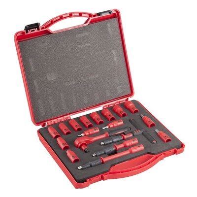 VDE Insulated Tool Kits Of 1/4" Socket