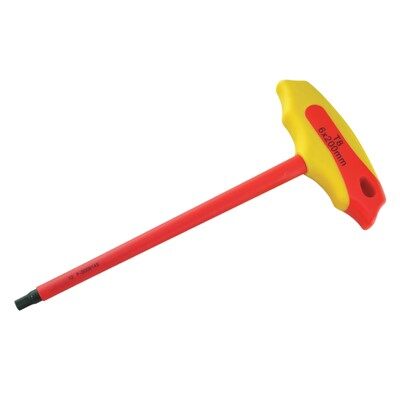 Klucz sześciokątny VDE z uchwytem T