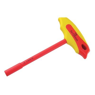 Klucz sześciokątny z nakrętką VDE z uchwytem T