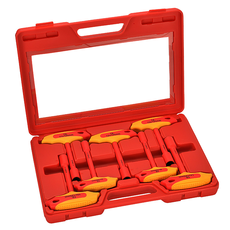 VDE geïsoleerde gereedschapssets met inbussleutel en startsleutel