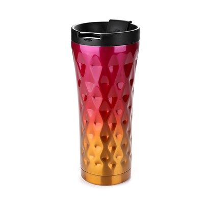 Stainless hlau tumbler mus ncig kas fes mug
