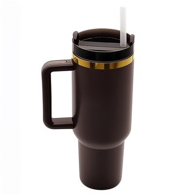 Fľaša na vodu s pohárikom z nehrdzavejúcej ocele