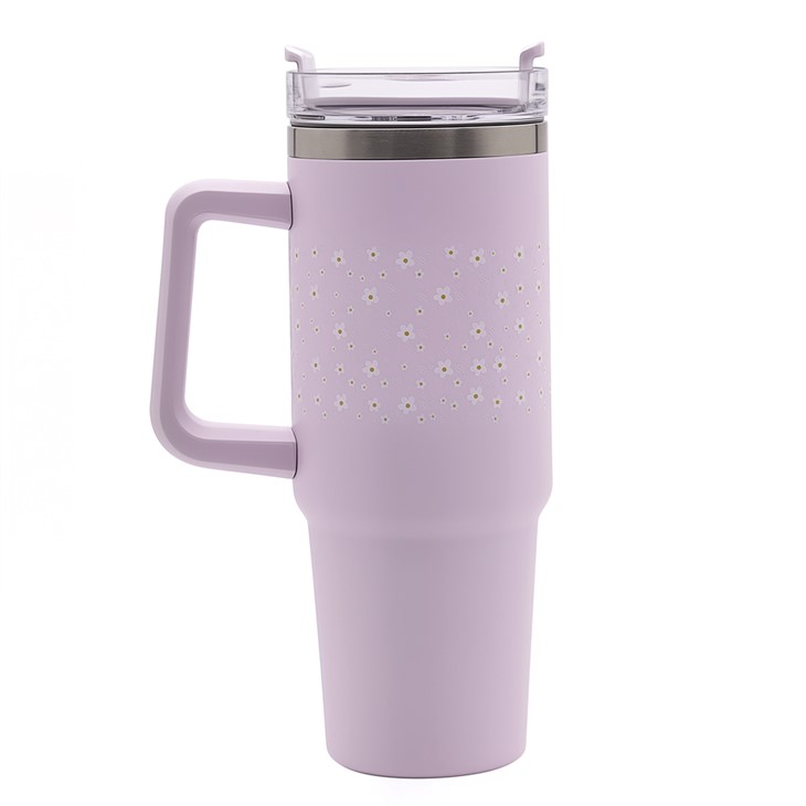 Travel Insulated Tumbler With Handle