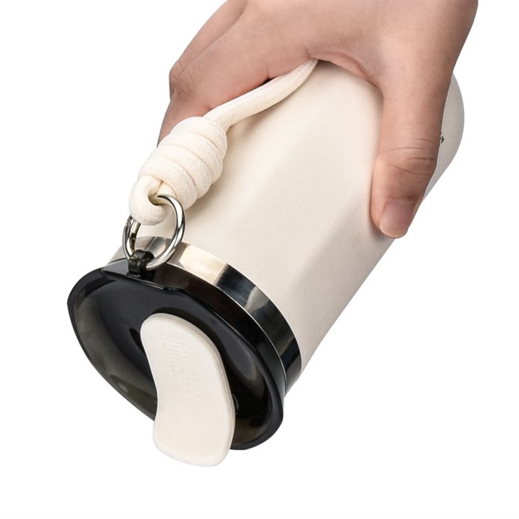 Vacuum Insulated Coffee Mug With Rope