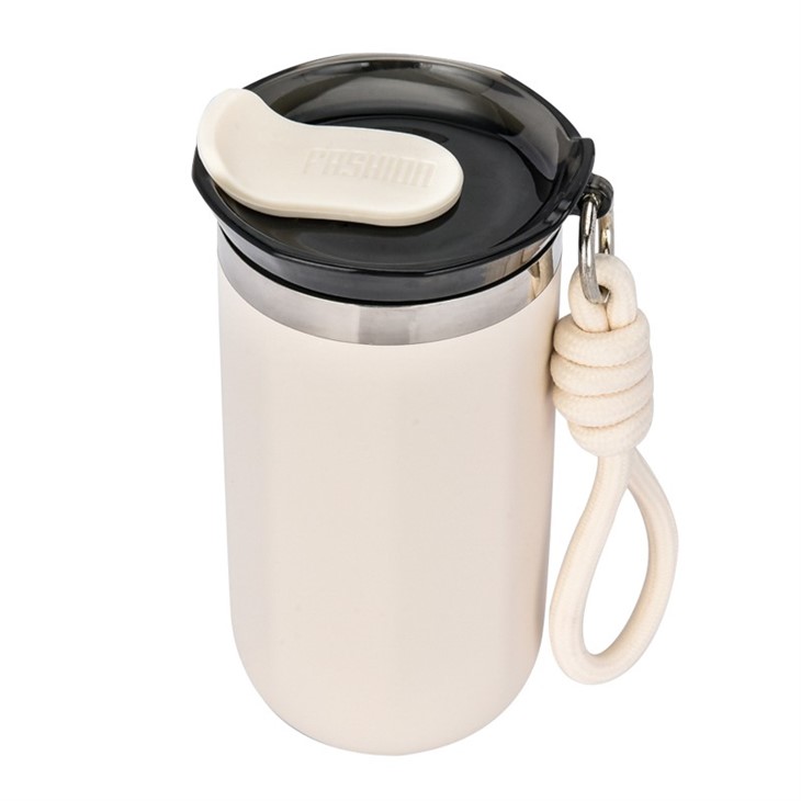 Vacuum Insulated Coffee Mug With Rope