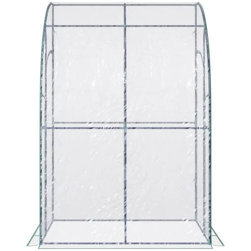 Small Plastic Lean To Greenhouse