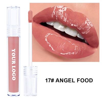 Daim iav Dej Gloss Lip Gloss Tsis-Cais Lub khob dej khov khov lub ntsej muag ci