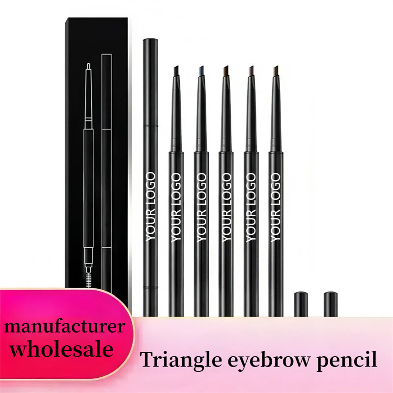 Superfine Eyebrow Pencil With Brush Triangle Head With Brush