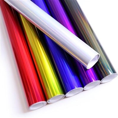 Kolorowa folia do pakowania PVC Fantasy