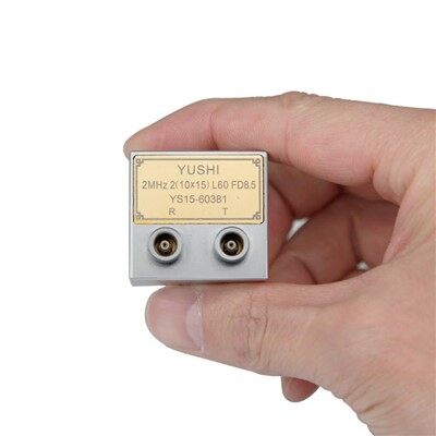 縦二素子斜角プローブ