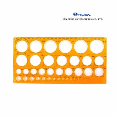 Circle Template Ruler for Drawing