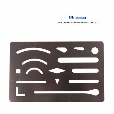 Stainless Steel Erasing Shield 15