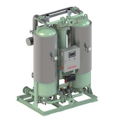 Secador de adsorción con soplador calefaccionado y pérdida cero