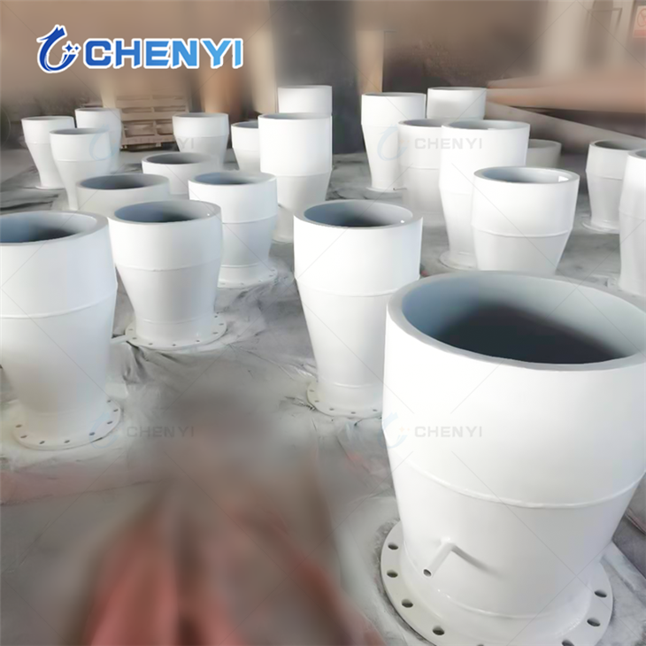 Abrasion And Corrosion Resistant Ceramic Lined Pipe And Elbow factory