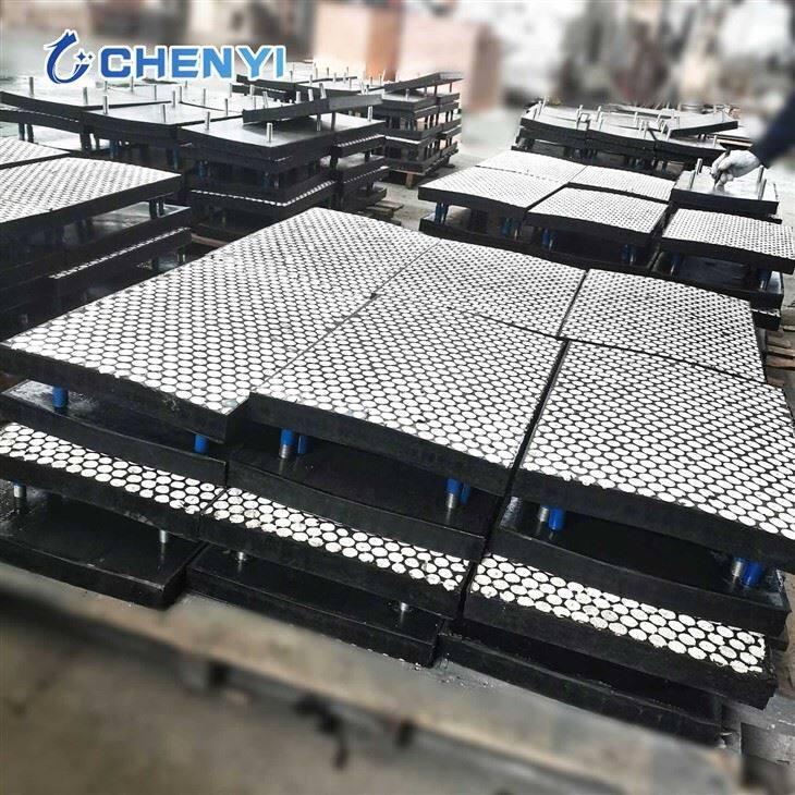 Arc-shaped Rubber Ceramic Liner