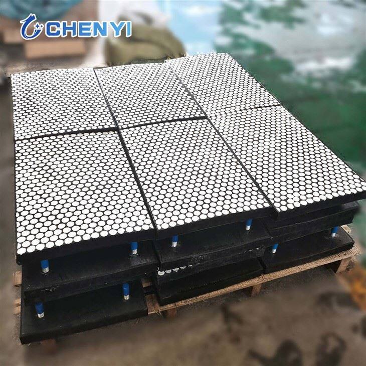 Arc-shaped Rubber Ceramic Liner