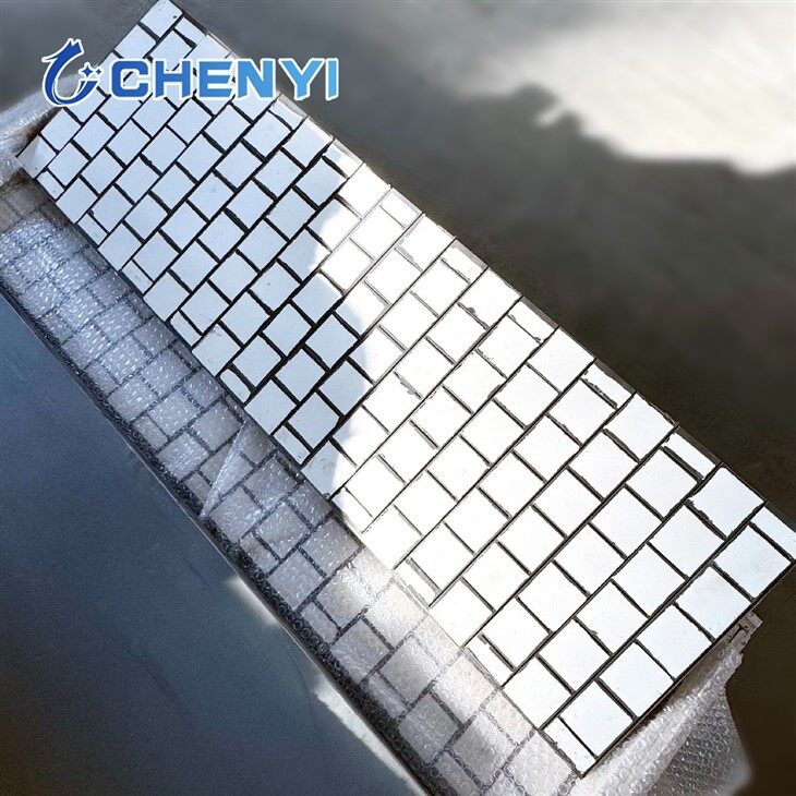 Impact And Wear Resistant Vulcanized Rubber Ceramic Liner high quality