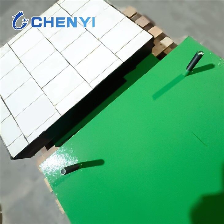 Impact And Wear Resistant Vulcanized Rubber Ceramic Liner suppliers