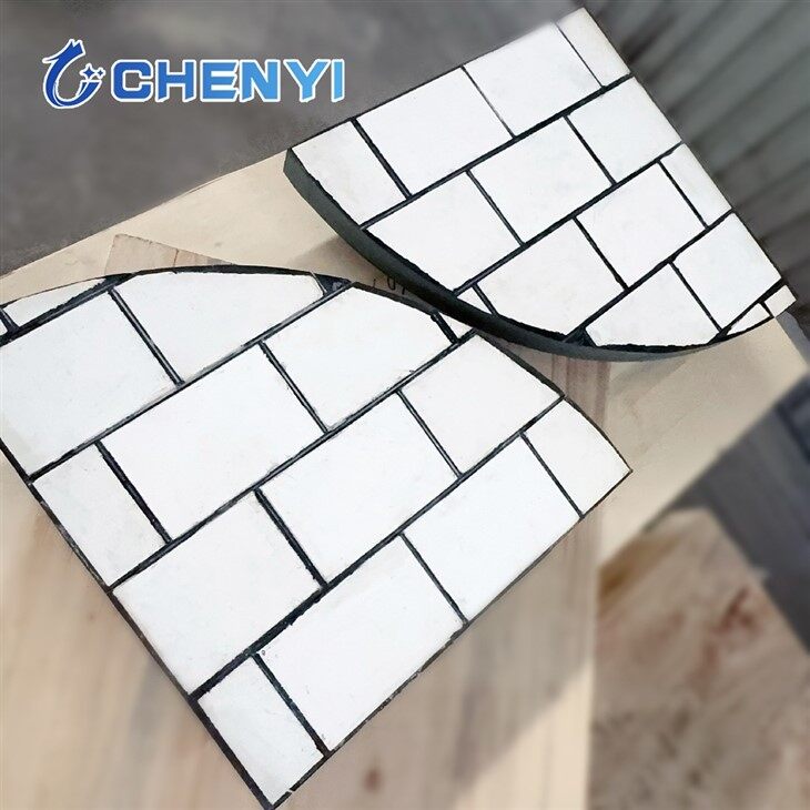 Keramička obloga od vulkanizirane gume otporna na udarce i habanje