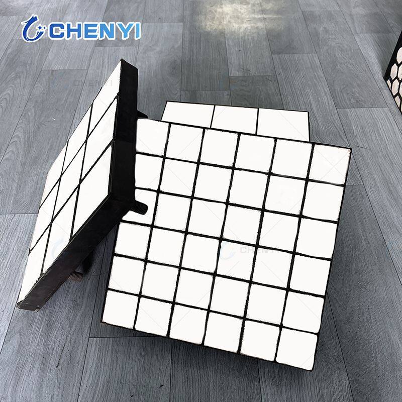 বোল্ট সহ রাবার সিরামিক লাইনার