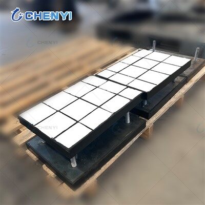 Gumena keramička obloga podržana čelikom