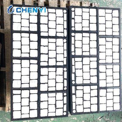 シュート用のゴム製セラミックライナー