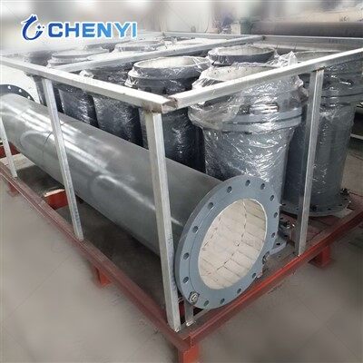 Ravna keramička cijev s prirubnicom