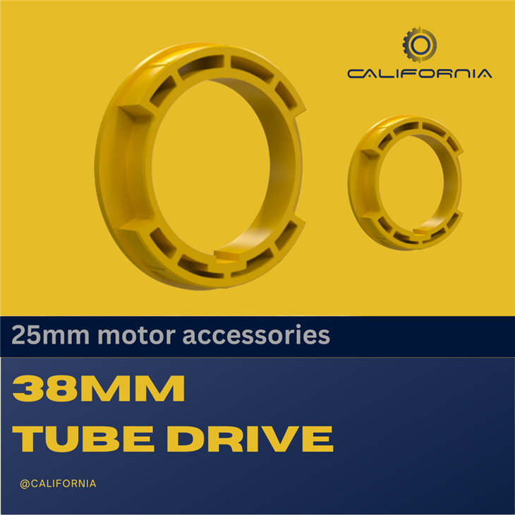 38mm tube drive adapter