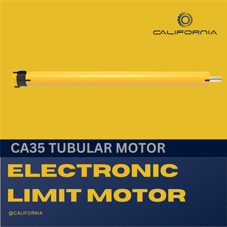 35mm Motor Tubular Elektronik