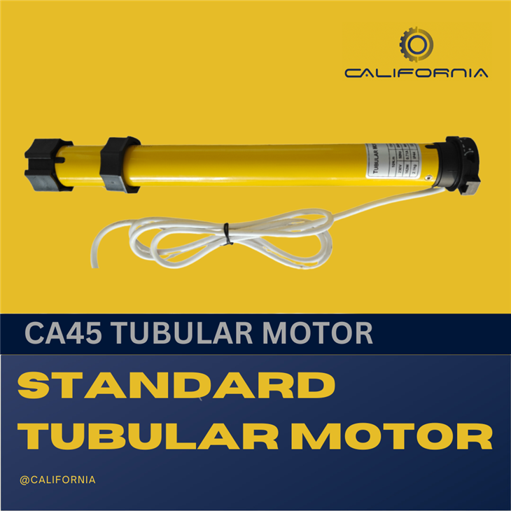 Quiet motor for awnings