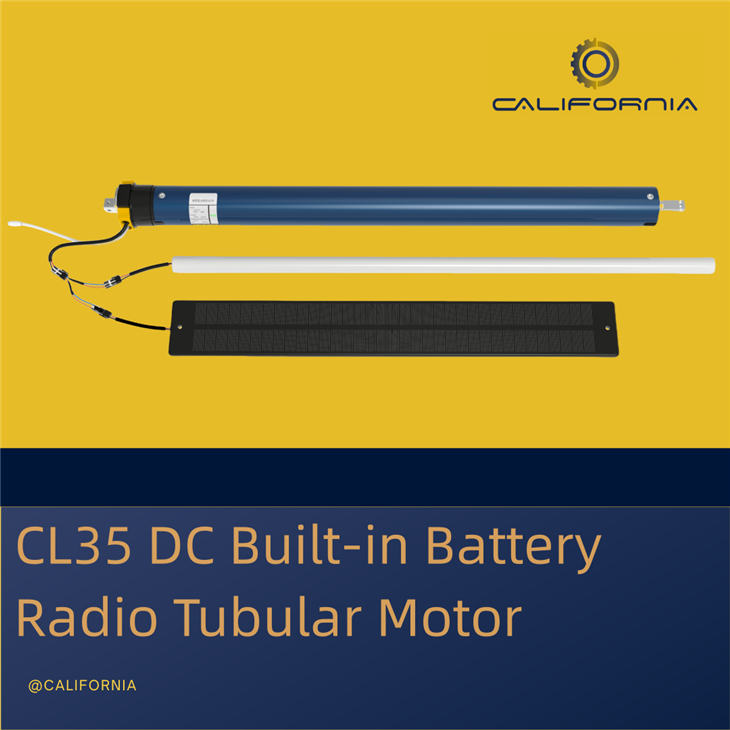 Battery Radio Tubular Motor