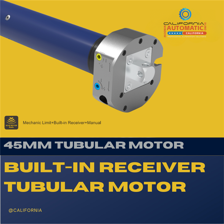 Built-in Receiver Tubular Motor