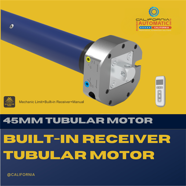 Built-in Receiver Tubular Motor