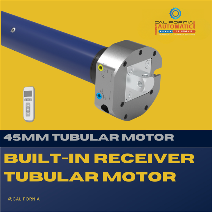 Built-in Receiver Tubular Motor