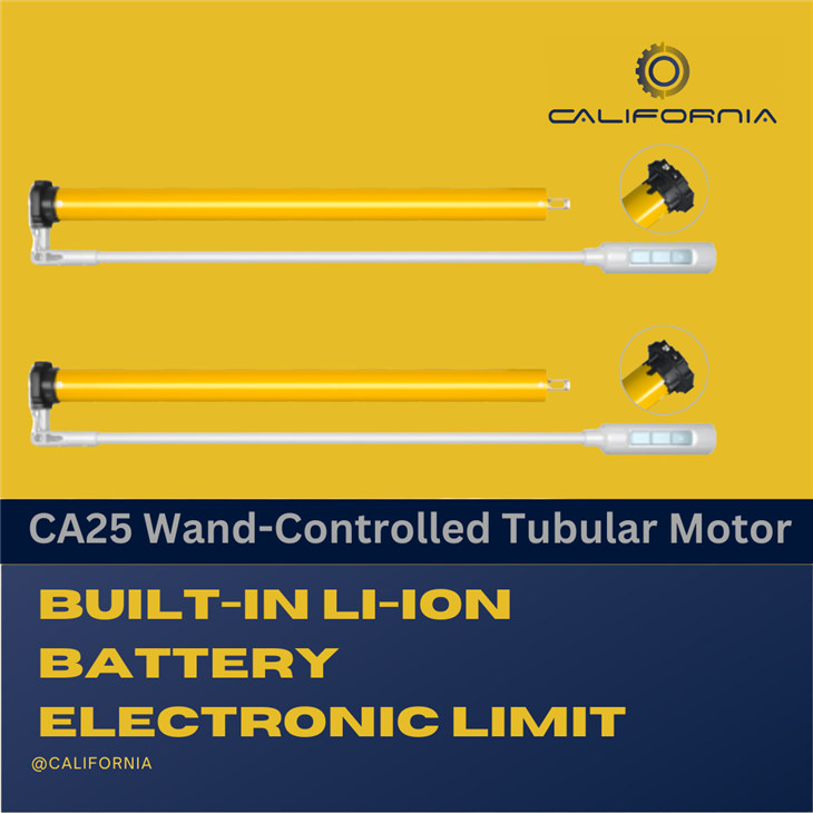 battery powered tubular motor