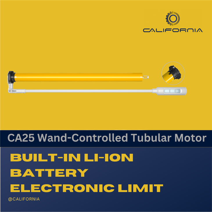 Wand controlled blind motor