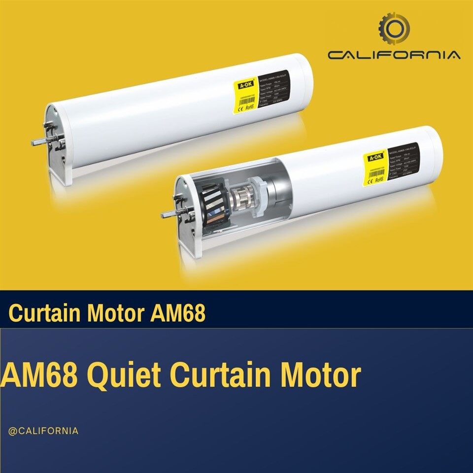 AM68 Quiet Curtain Motor
