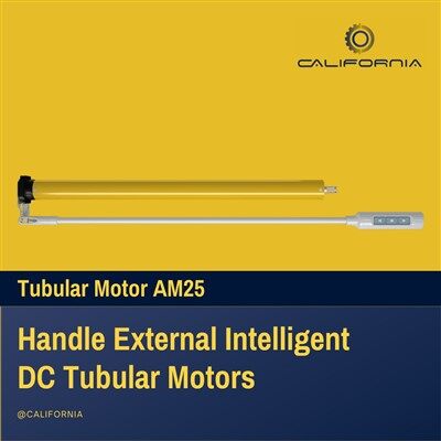 Motor tubular de 12 V CC