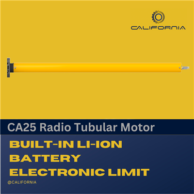 CA25 akumulators-Ar barošanu darbināms viedais cauruļveida motors