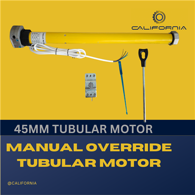 Motor tubular override manual
