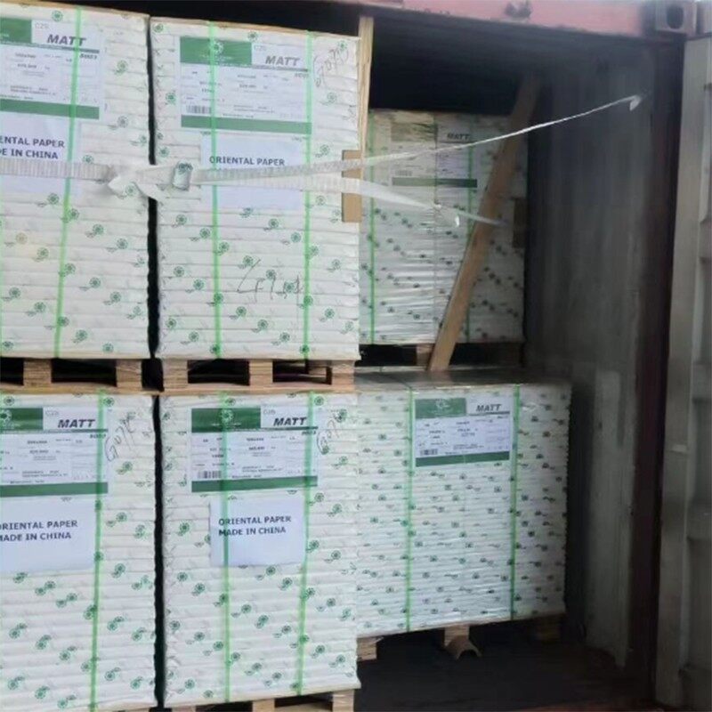 TWO SIDES COATED ART PAPER factory