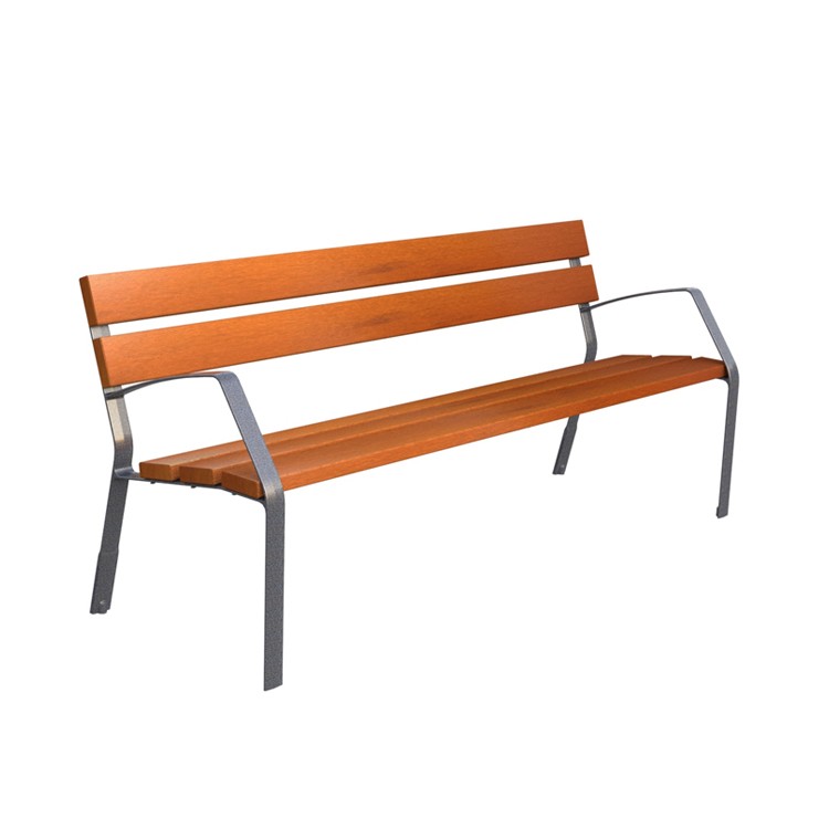 Best-selling Cast Iron Leg & WPC Park Bench