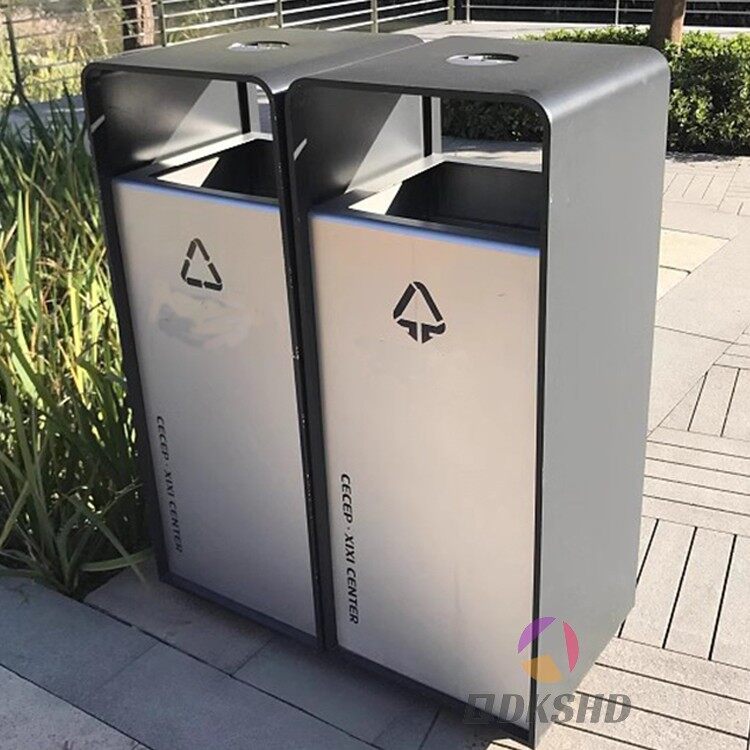 Custom Outdoor Metal Waste Sorting Bins best
